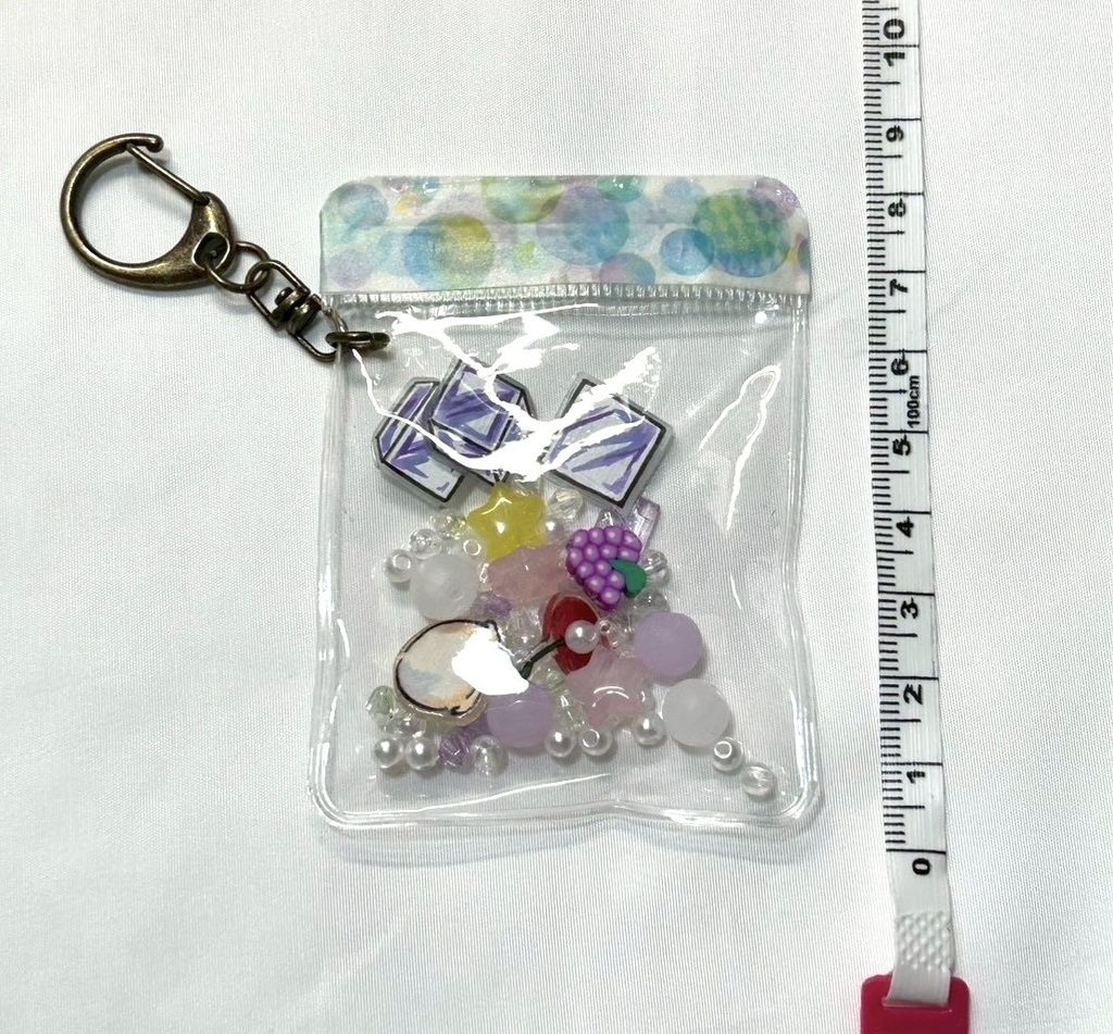 【ハンドメイド】クリームソーダモチーフ シャカシャカチャーム
