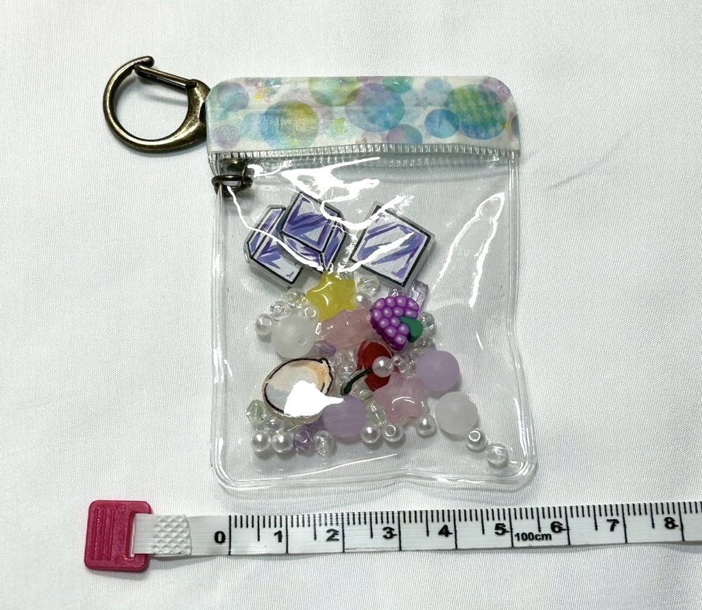 【ハンドメイド】クリームソーダモチーフ シャカシャカチャーム