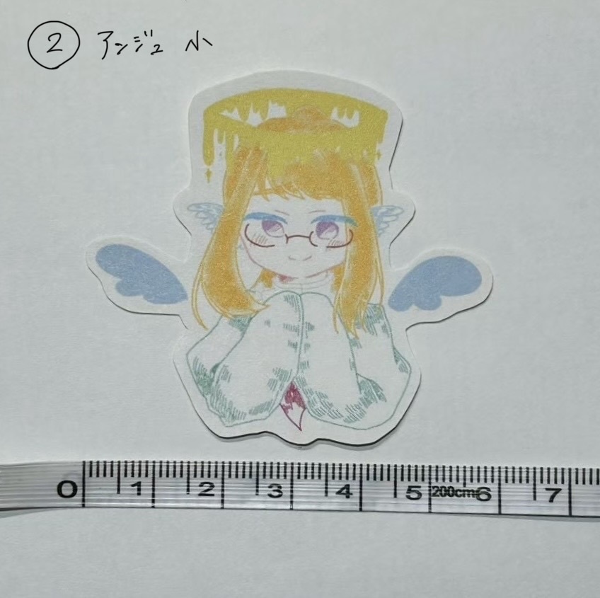 【一次創作】ふわふわステッカー