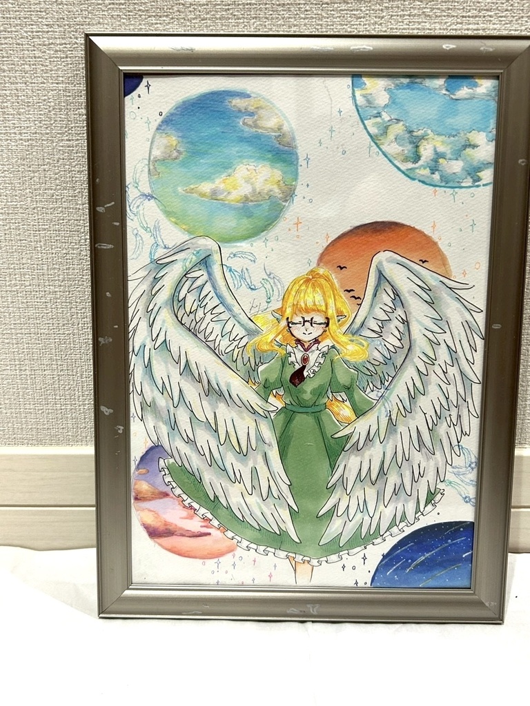 【一次創作】B5額装原画　「sky」