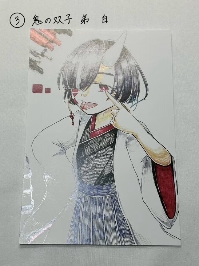 【1次創作】1枚絵 ポストカード