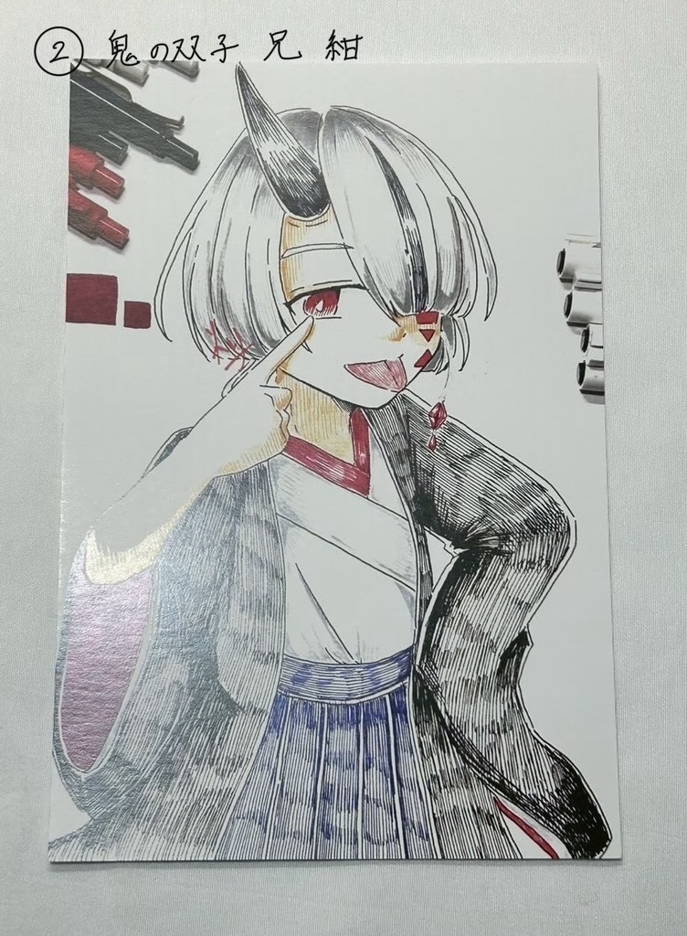 【1次創作】1枚絵 ポストカード