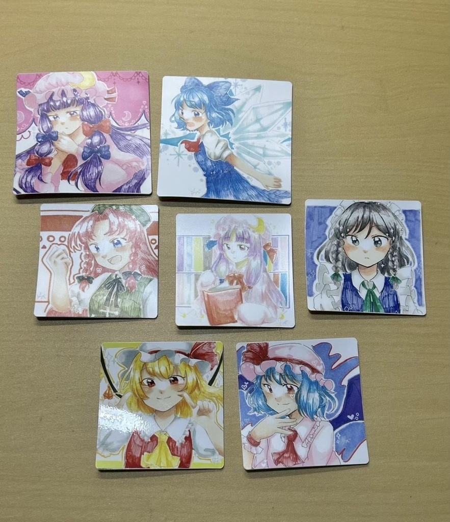 【東方project】ましかくステッカー