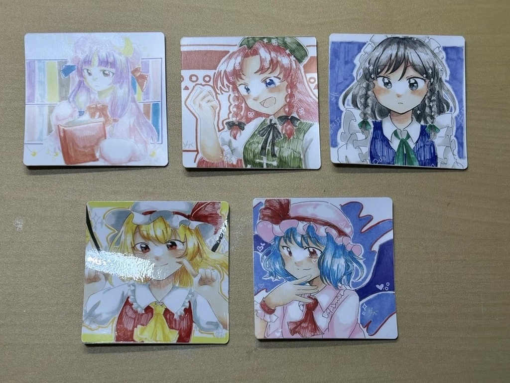 【東方project】ましかくステッカー