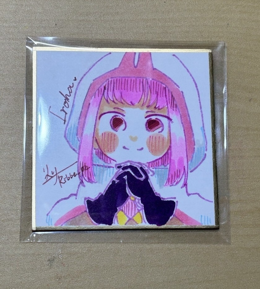 【マギアレコード】豆色紙原画　環いろはミニキャラ
