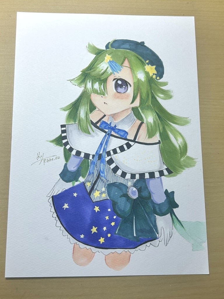 【まどかマギカ】B5原画（額無し）衣装アレンジ　愛生まばゆ