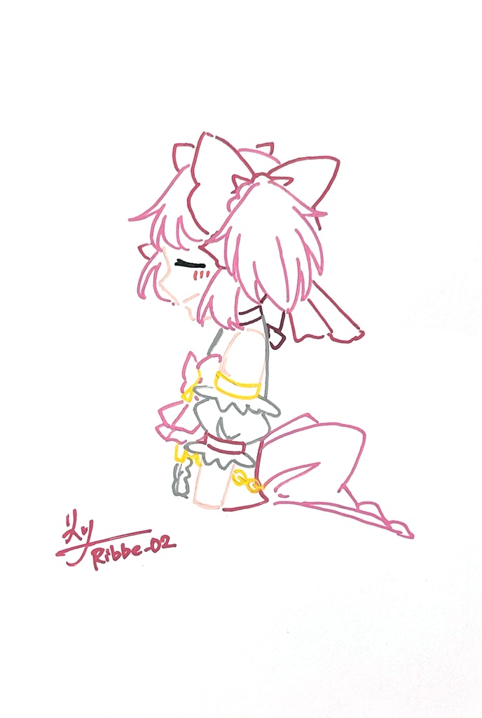 【まどマギ】ドローイングイラストβパターン (全6種)