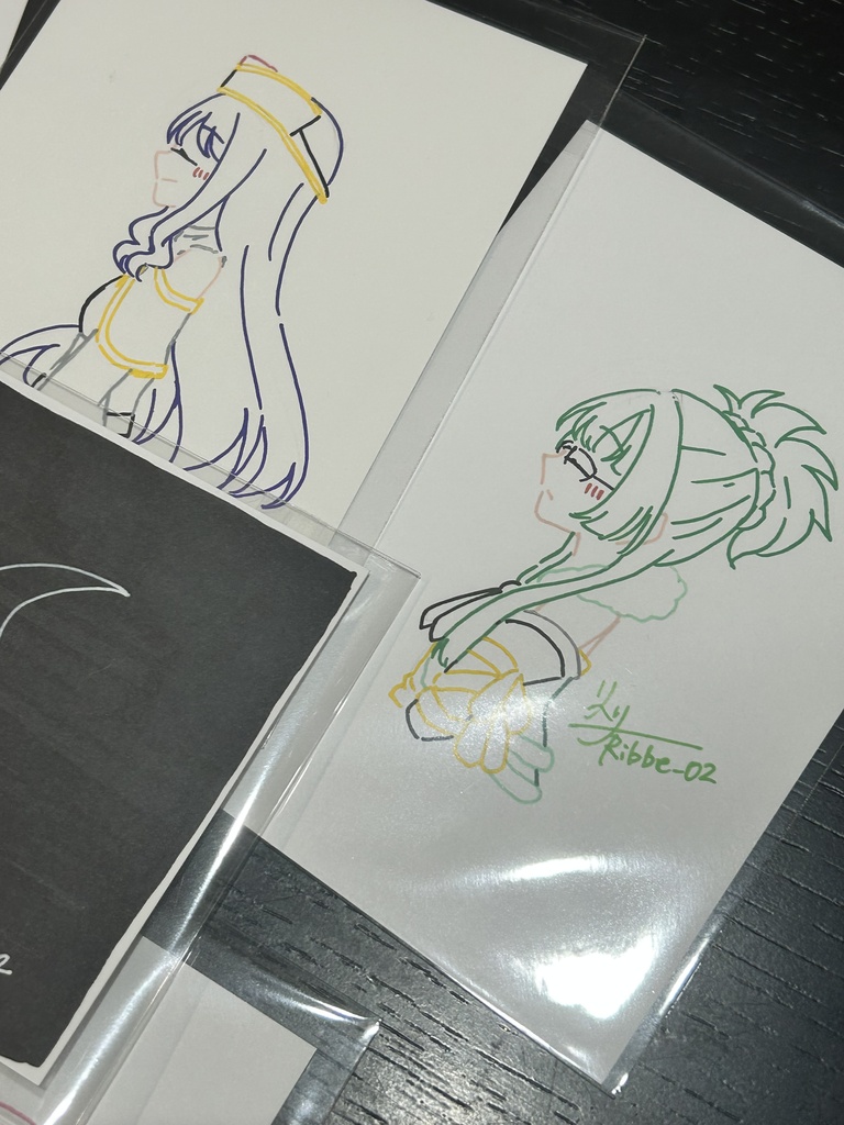 【まどマギ】ドローイングイラストβパターン (全6種)