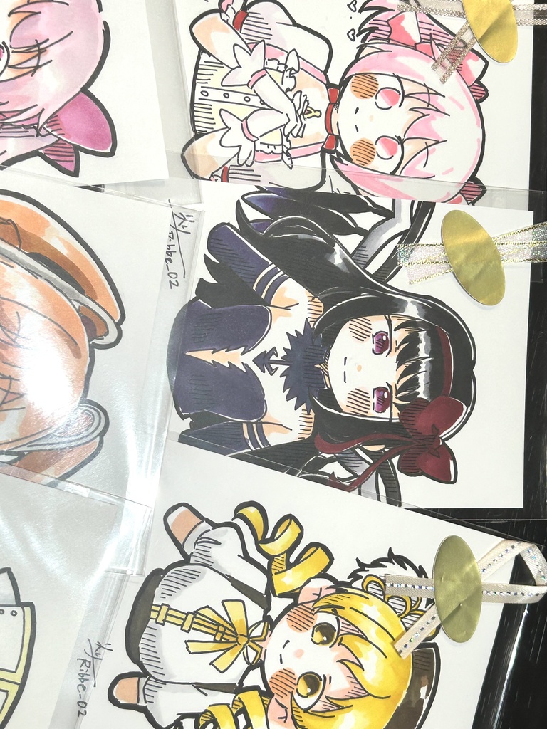 【まどマギ】ドローイングイラスト原画 パターンα(全6種)
