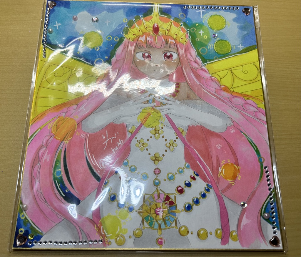 【マギレコ】大色紙原画イラスト　♾️いろは
