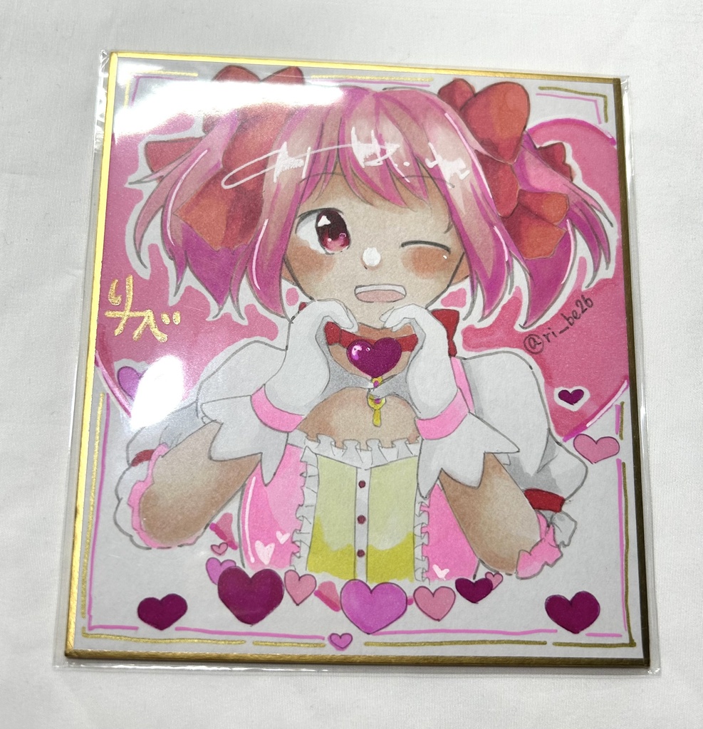 【まどマギ】小色紙原画イラスト 鹿目まどか、アルティメットまどか