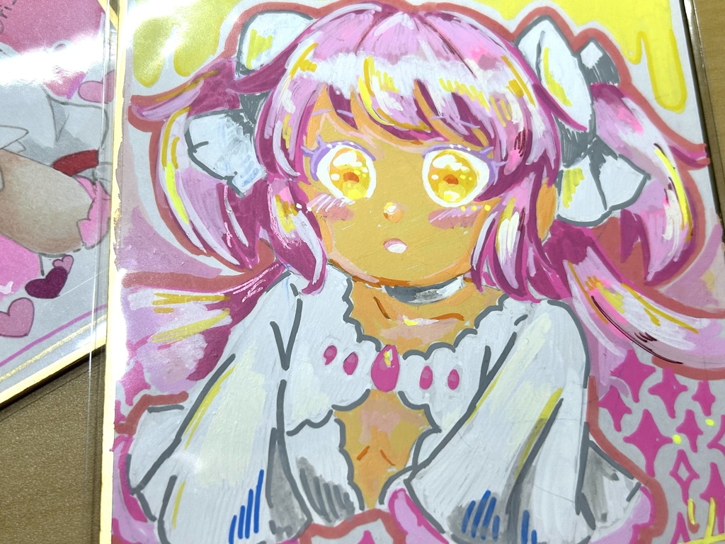 【まどマギ】小色紙原画イラスト 鹿目まどか、アルティメットまどか