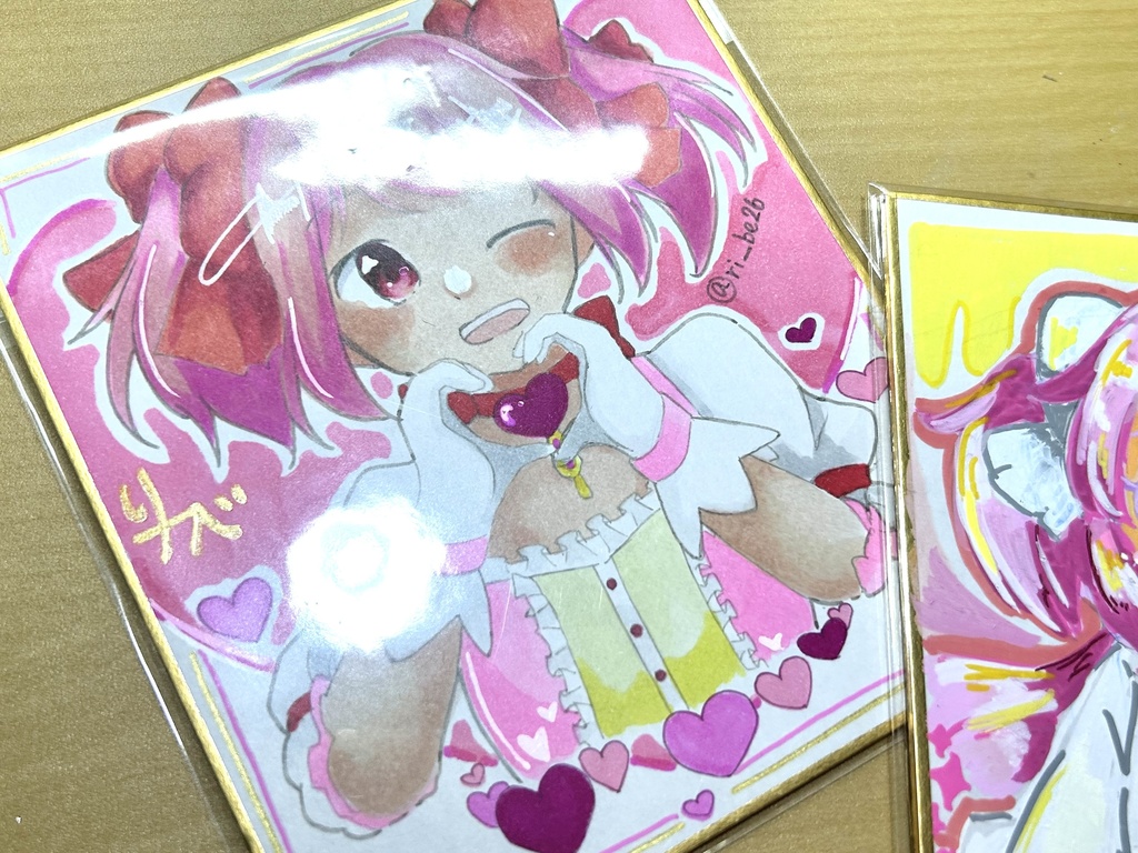 【まどマギ】小色紙原画イラスト 鹿目まどか、アルティメットまどか
