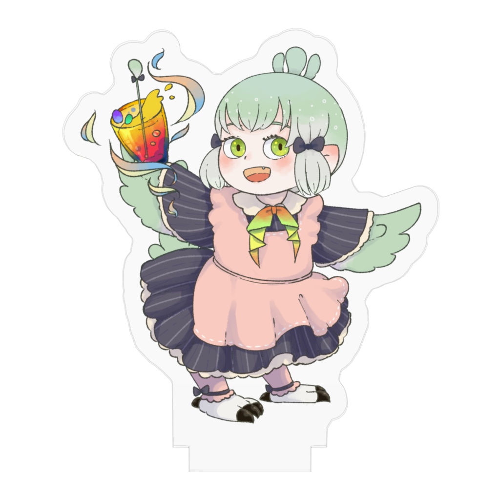 常夜島幻想コラボカフェ ロスカちゃんアクリルフィギュア