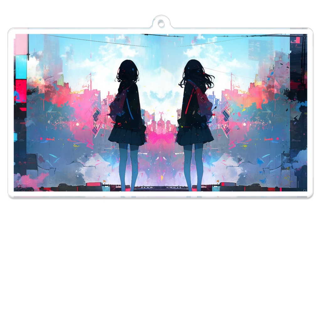 楽曲「夏鏡」イラストアクリルキーホルダー