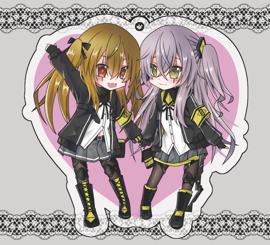 UMP姉妹アクリルキーホルダー