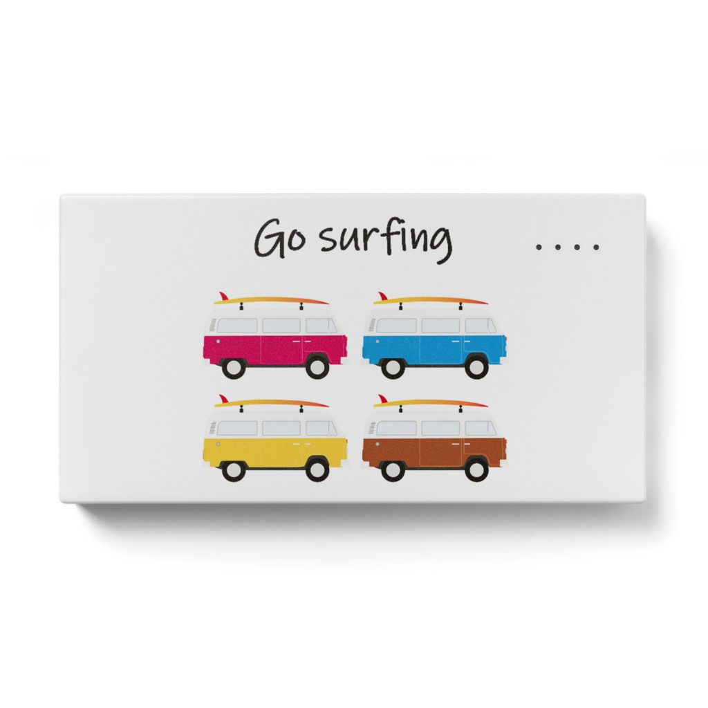 モバイルバッテリー【Go surfing】ホワイト