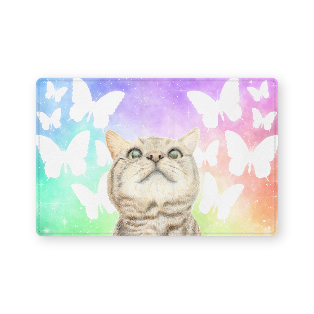 レザー製名刺入れ【レインボードリーム】