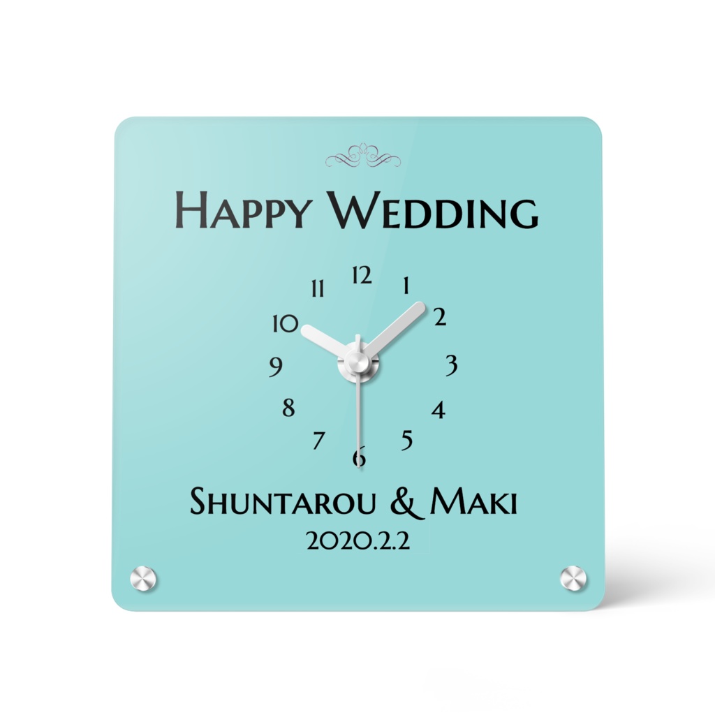 結婚祝い 名入れオーダーメイド時計 文字のみ Lemon S Shop Booth