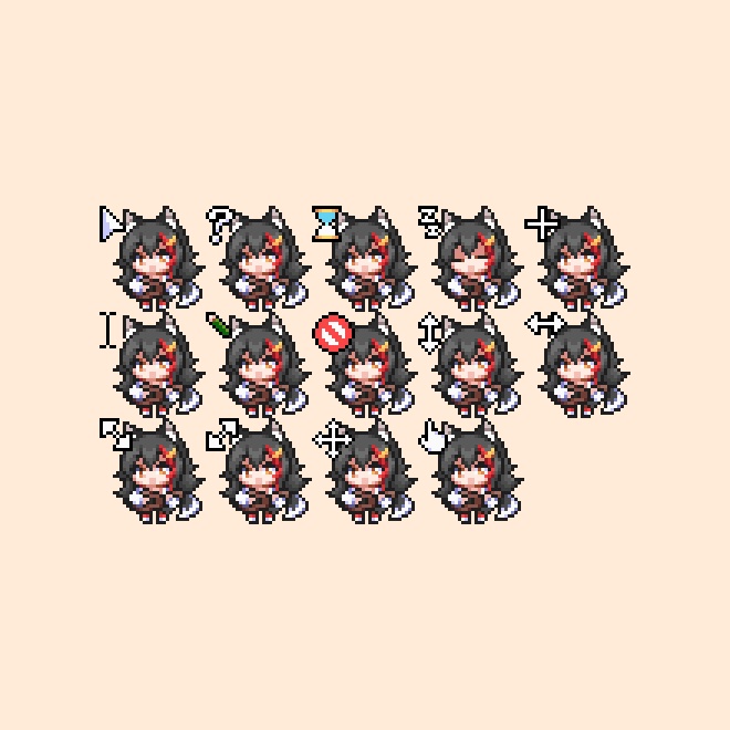 大神ミオ(ウクレレ) マウスカーソル