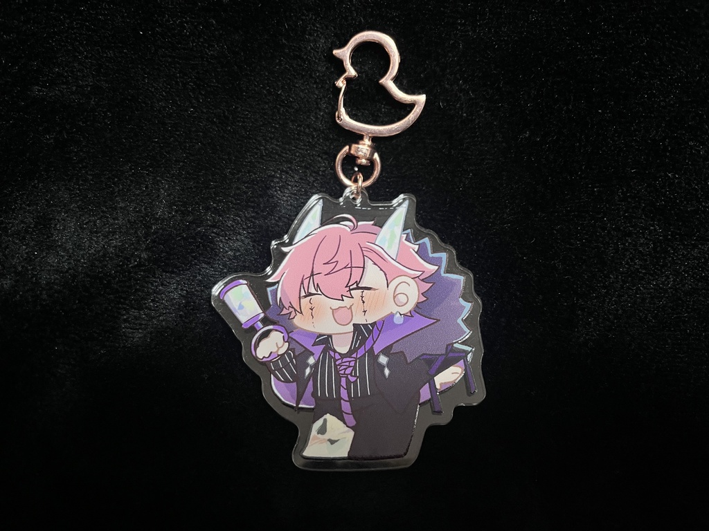 アクリルキーホルダー（ガラガラフォラス）