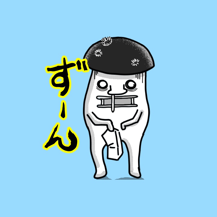 「エリンギくん」缶バッジ【兄ずーん】