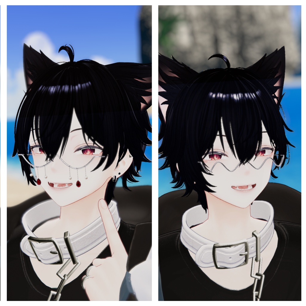 【VRC想定】ワイヤーグラスセット