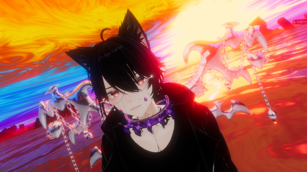 【VRC想定】Metal Wing