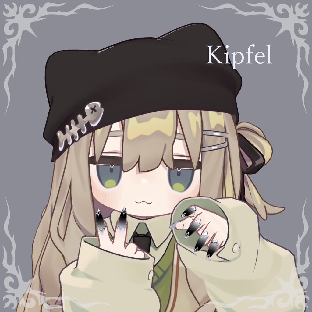 【100フォロワー突破記念】Black Nail Ring