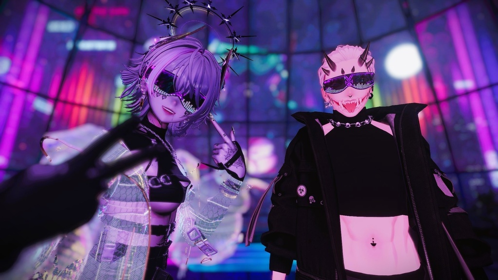 【MA対応】Spiky Cyber Sunglasses