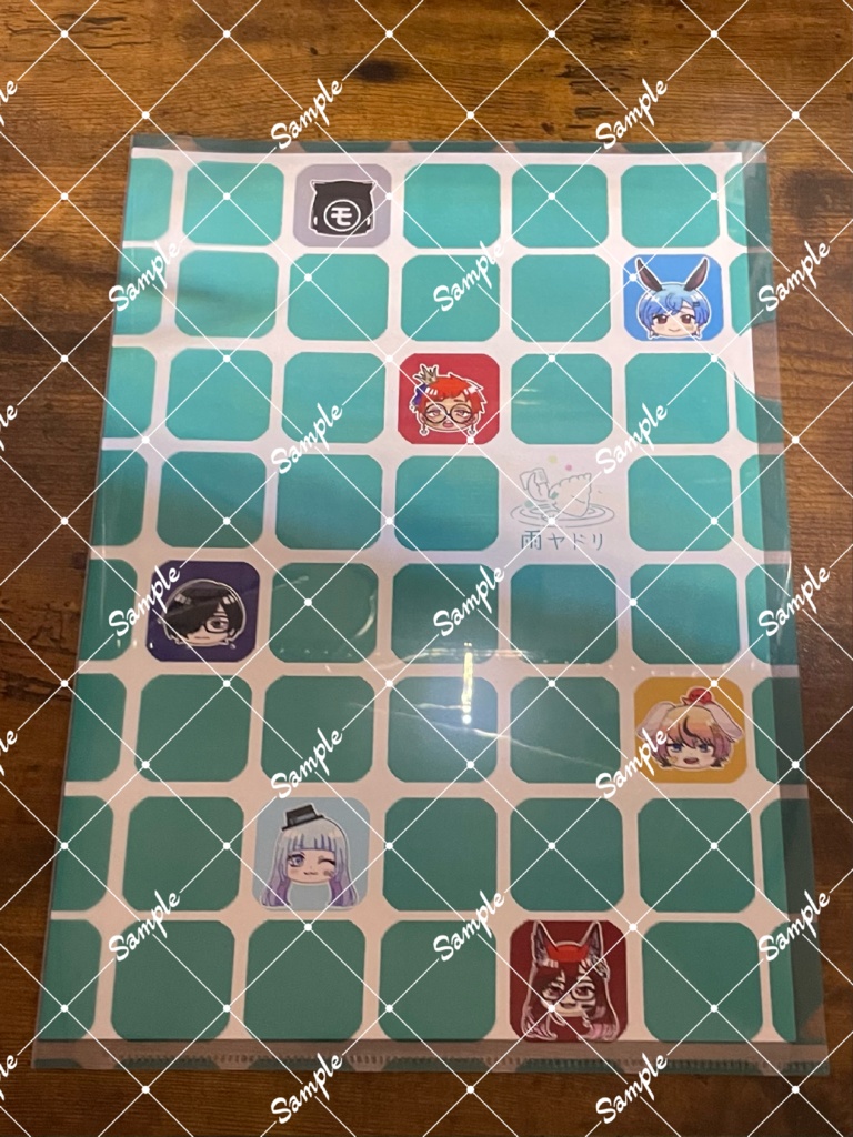 雨ヤドリ A4クリアファイル(全3種)