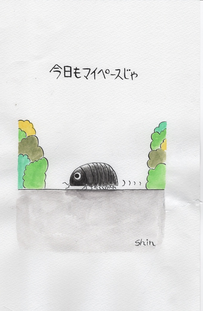 ダンゴ先輩壁紙VOL.10「今日もマイペースじゃ」