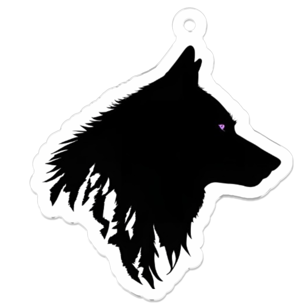 黒オオカミ(紫目)