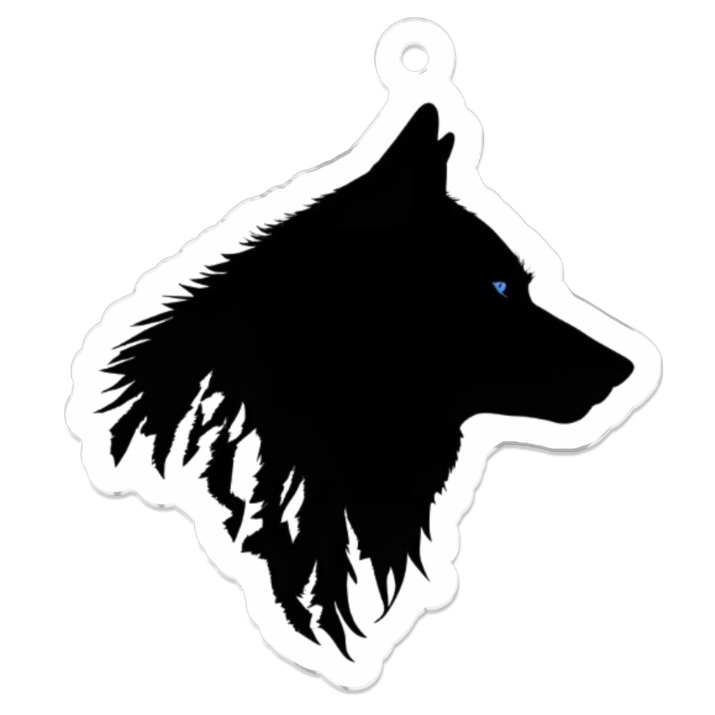 黒オオカミ(青目)