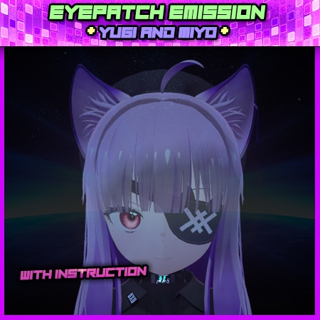 GLOWING Eyepatch for Avatar [Yugi and Miyo]