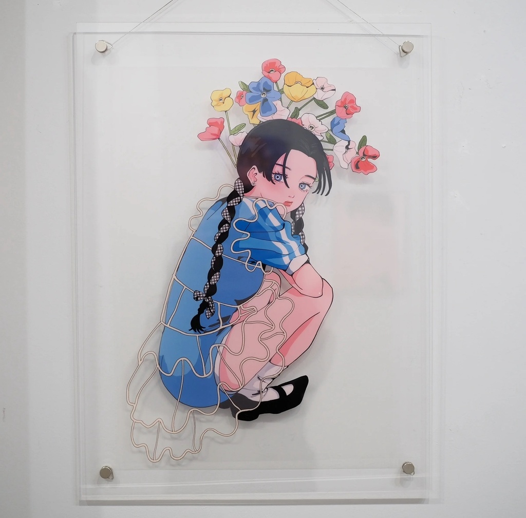 クリアポスター「花に言葉を」