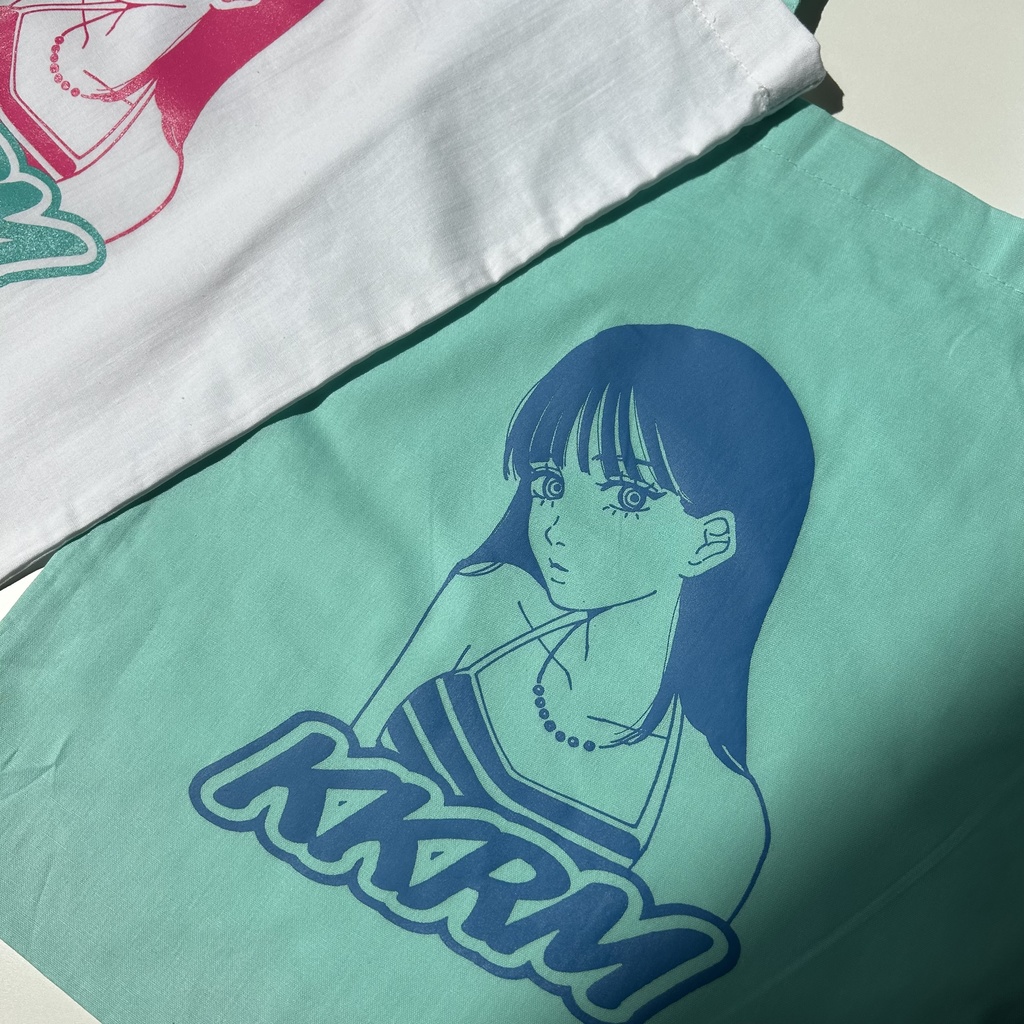 トートバック【ホワイト/ミント】