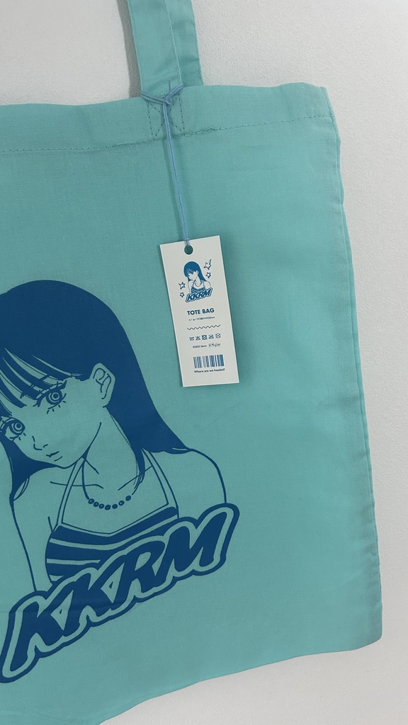 トートバック【ホワイト/ミント】