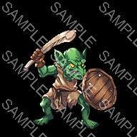 クリーチャー素材集01 クリーチャーPNG素材(12種×4色)商用利用可