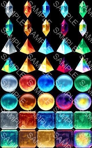 ゲーム制作向けUI素材集01 40ファイル 商用利用可