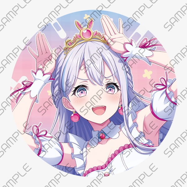 【非公式】ゆめみた ののか国王 ホログラム缶バッジ