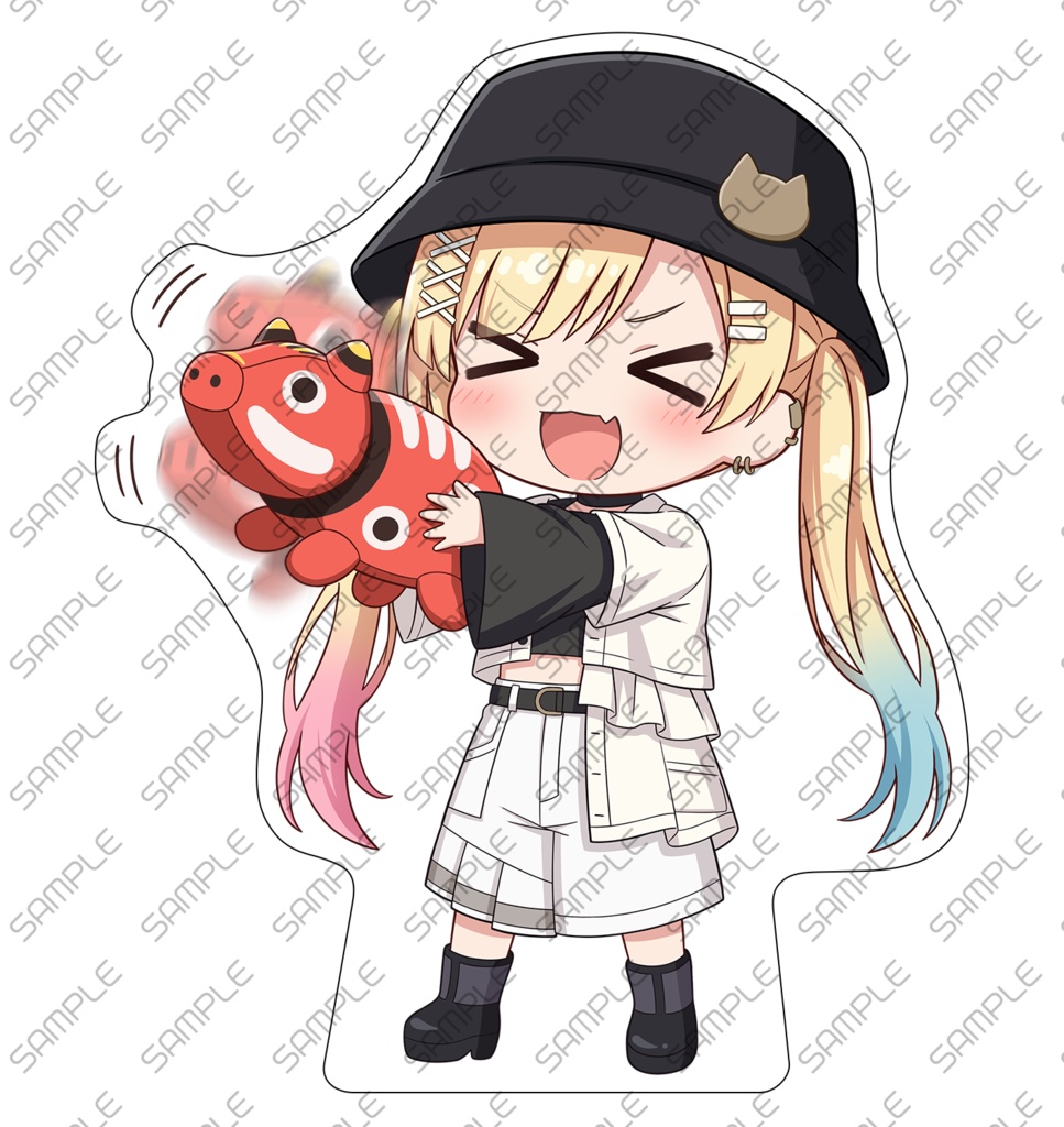 【非公式】ゆめみた 赤べこブンブンあられ アクリルスタンド