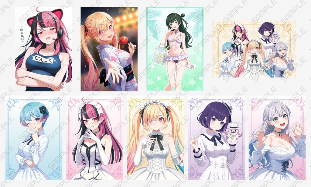 【非公式】ゆめみた 鬼盛りポストカードセット