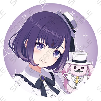 【非公式】Lucida 藤都子 ホログラム缶バッジ