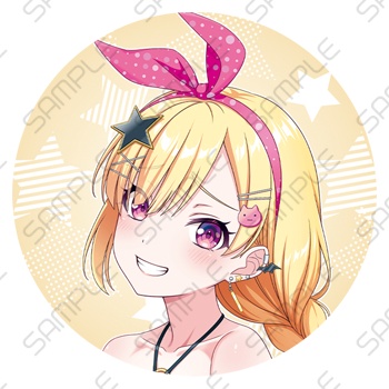 【非公式】ゆめみた 水着あられ ホログラム缶バッジ