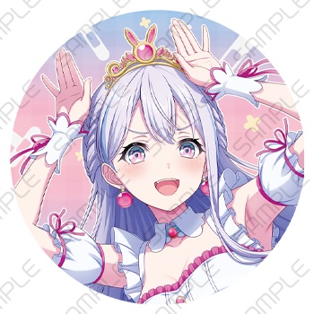 【非公式】ゆめみた ののか国王 ホログラム缶バッジ