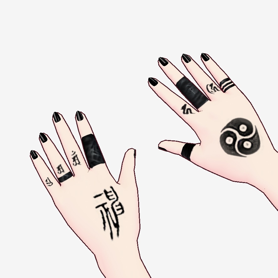 129_VroidCustomitem_HandTatto_nails_bonji02