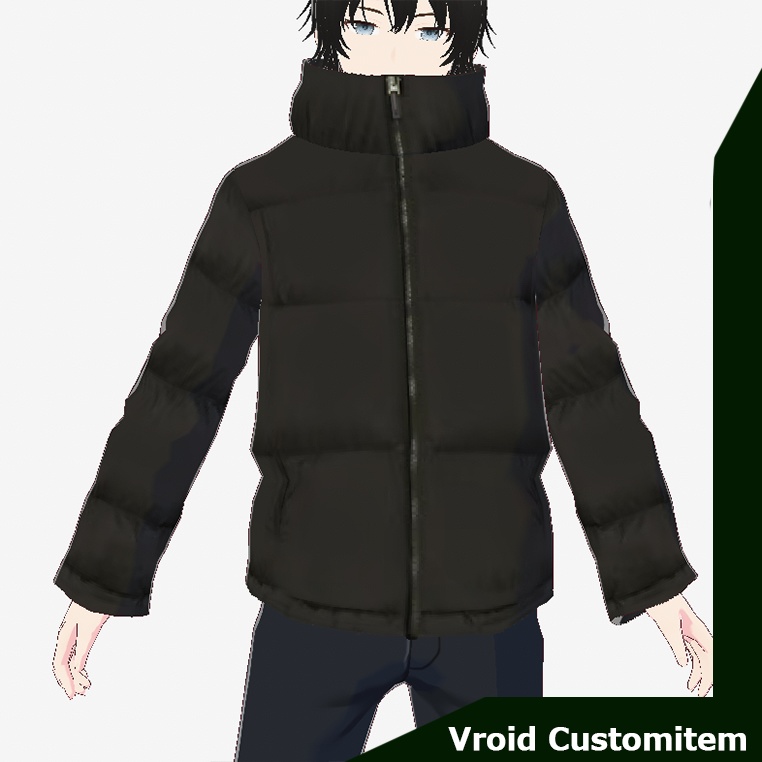 129_VroidCustomitem_Clothes ダウンジャケット