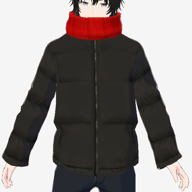 129_VroidCustomitem_Clothes ダウンジャケット