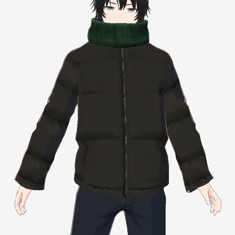 129_VroidCustomitem_Clothes ダウンジャケット